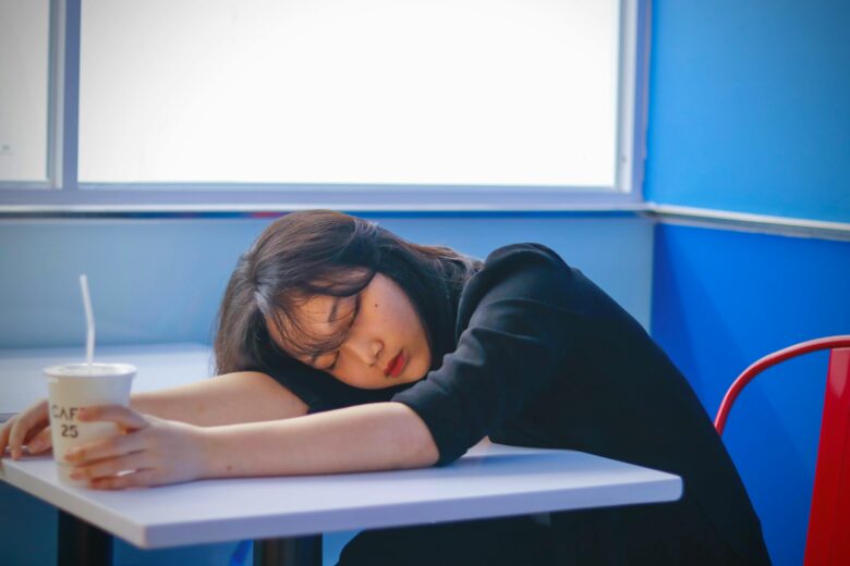 疲れを感じた人